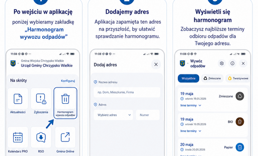 Zdjęcie do Nie pamiętasz terminu odbioru odpad&oacute;w? Sprawdź go szybko i wygodnie w aplikacji MieszkaniecINFO