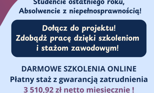 Zdjęcie do Rekrutacja do projektu &bdquo;Dyplom i co dalej? Absolwenci z niepełnosprawnościami na rynku pracy&rdquo;